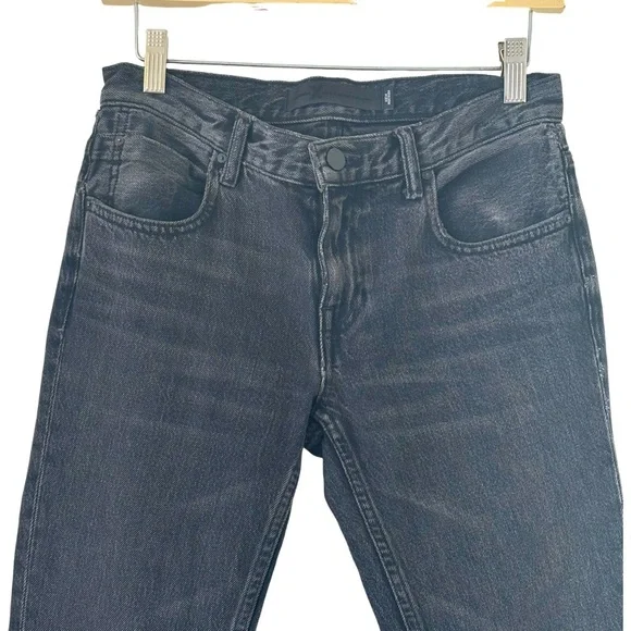 ALEXANDER WANG Trap Kick Flare Jean in Aged Gray Size 24
